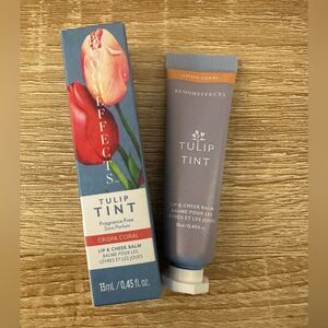 BLOOMEFFECTS TULIP TINT LIP & CHEEK BALM CRISPA CORAL